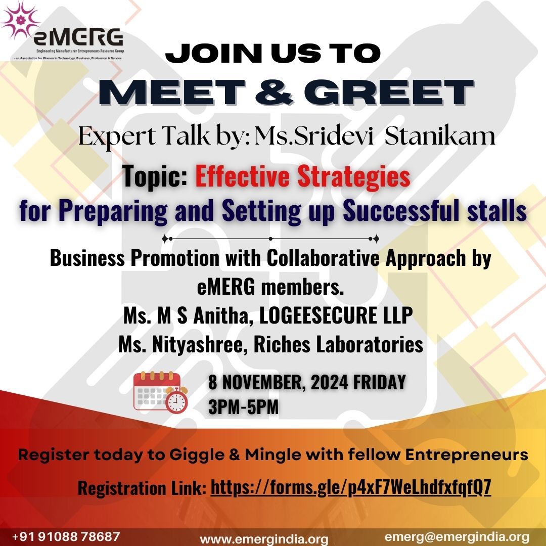 eMERG Online Meet and Greet Event